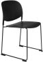 Housecraft Living Housecraft Stacks Eetkamerstoelen Zwart Set van 4 - Thumbnail 2