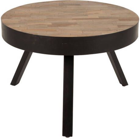 Housecraft Living Housecraft Suri Salontafel Rond Hout Teak 58 cm Bruin