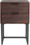 Housecraft Living Housecraft Webster Bijzettafel Nachtkastje Teak Hout Bruin - Thumbnail 2