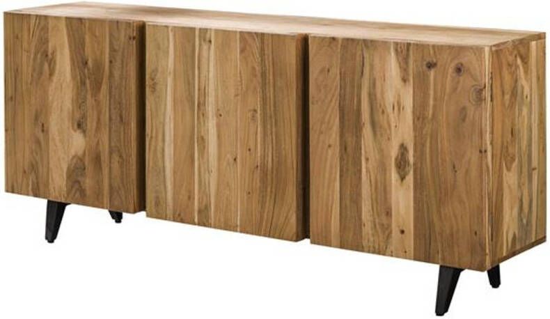 Hoyz Collection Dressoir 3l Block 40x180x76cm Massief Acacia Naturel