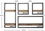 Hoyz Wandplanken set Edge Acacia hout Complete set 4 stuks - Thumbnail 3