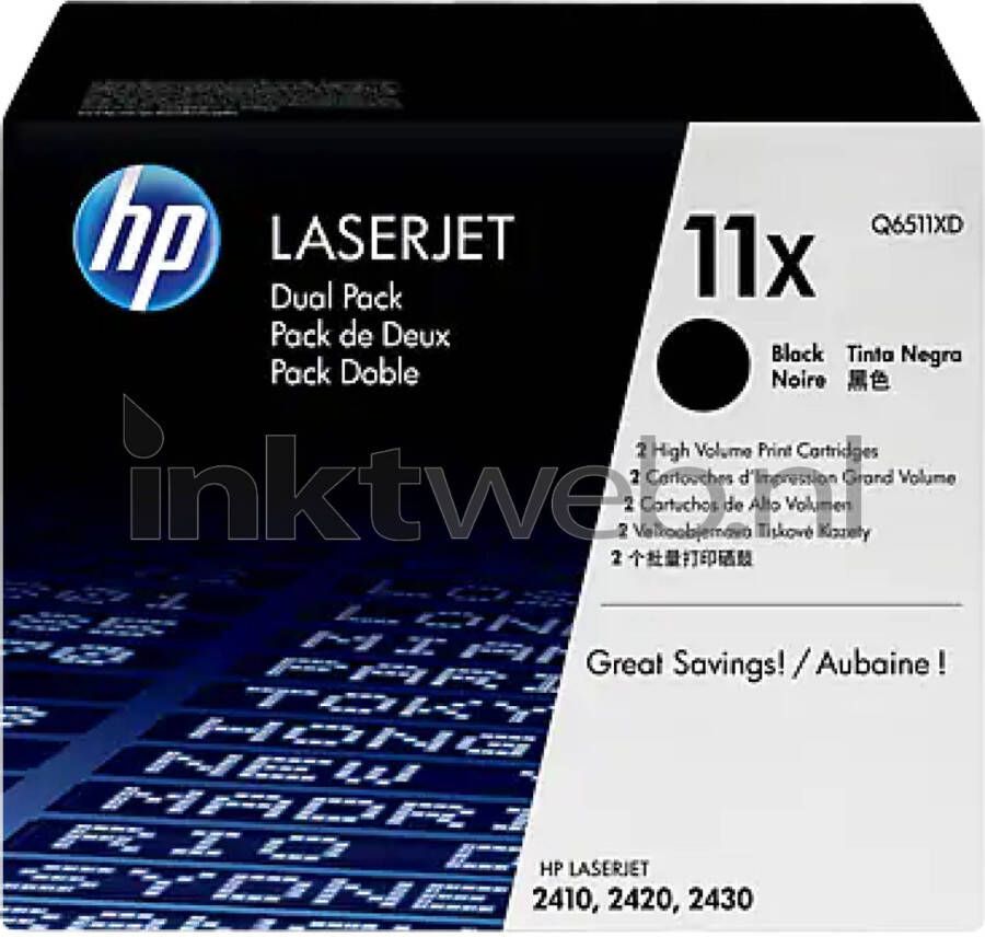 HP 11X zwart toner