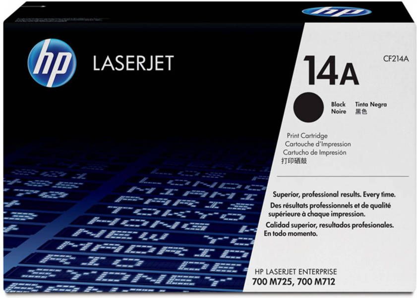 HP 14A zwarte LaserJet tonercartridge (CF214A)