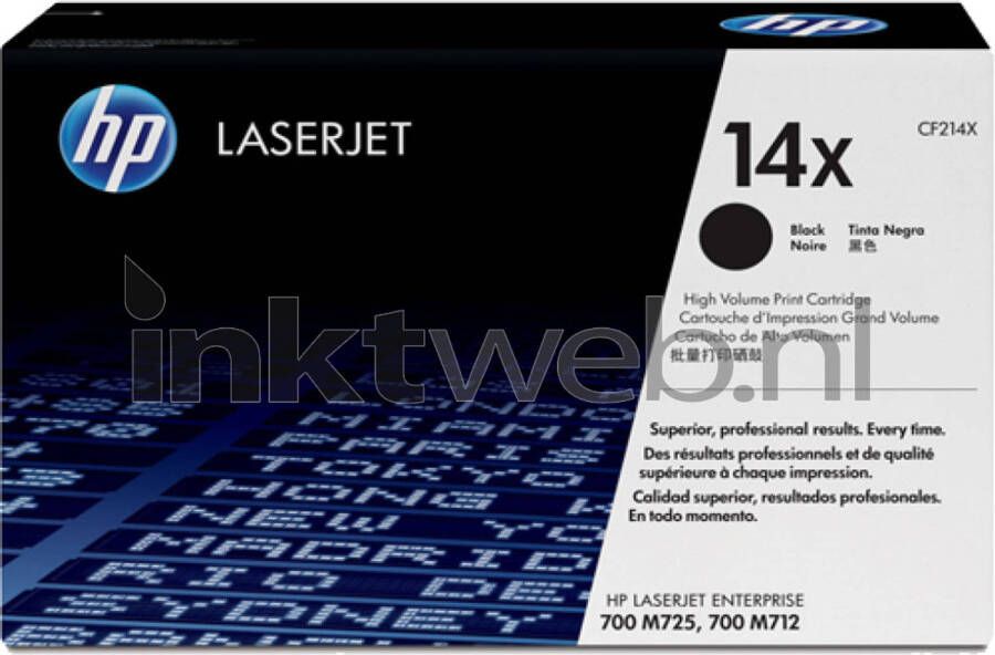 HP 14X zwart toner