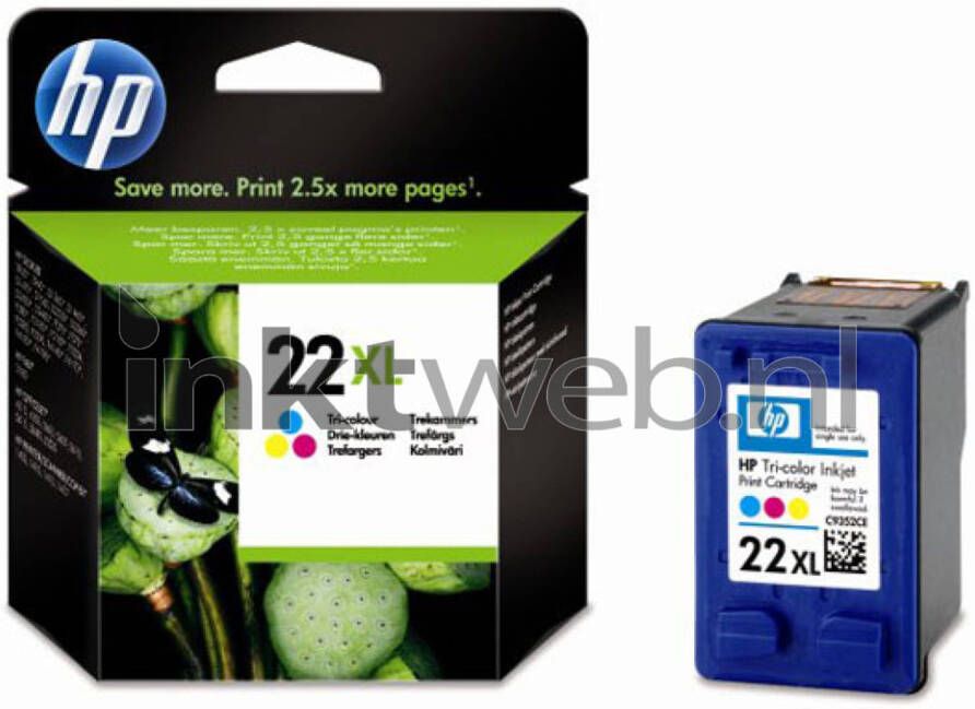 HP 22XL kleur cartridge