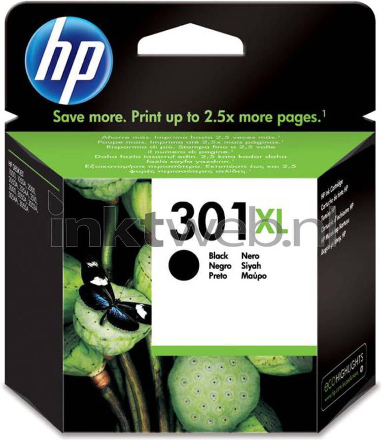 HP 301XL zwart cartridge