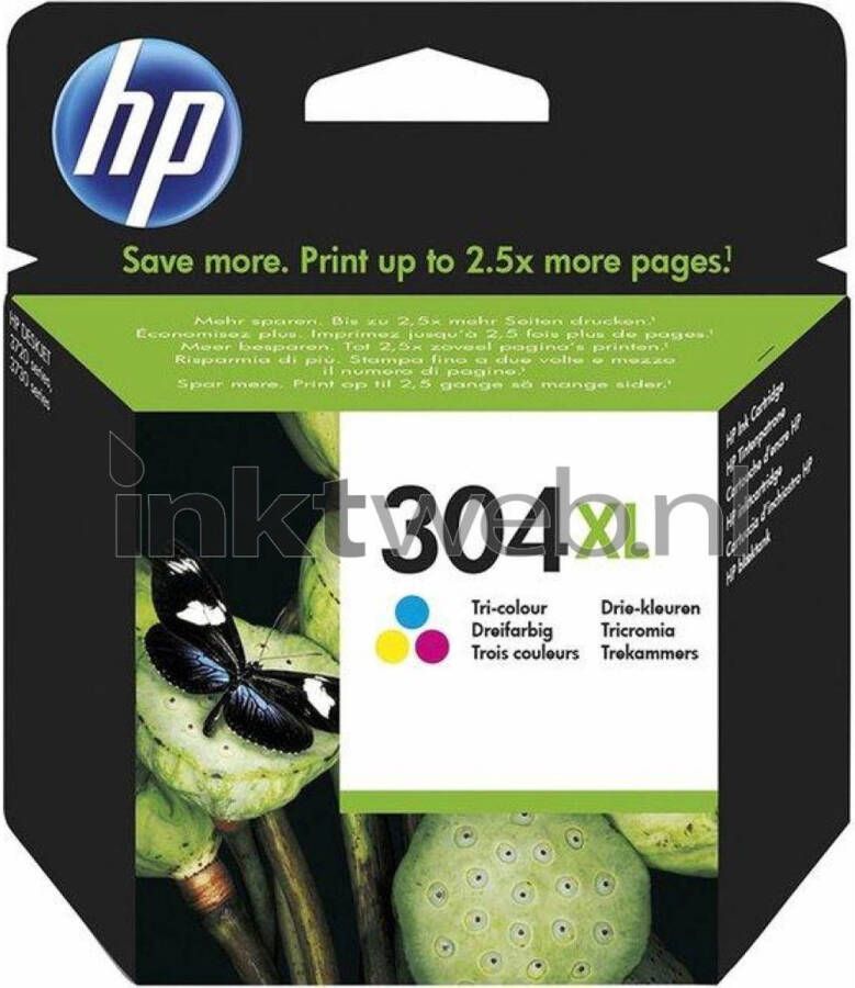 HP 304XL kleur cartridge