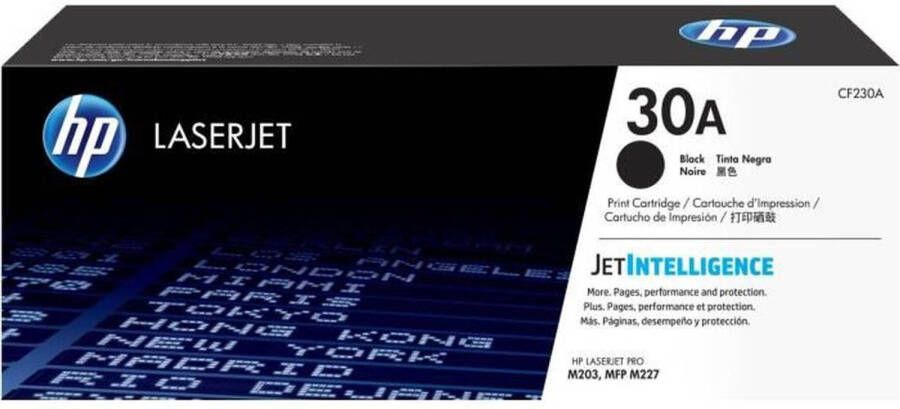 HP 30A originele zwarte LaserJet tonercartridge (CF230A) voor LaserJet M203 Laserjet Pro M227