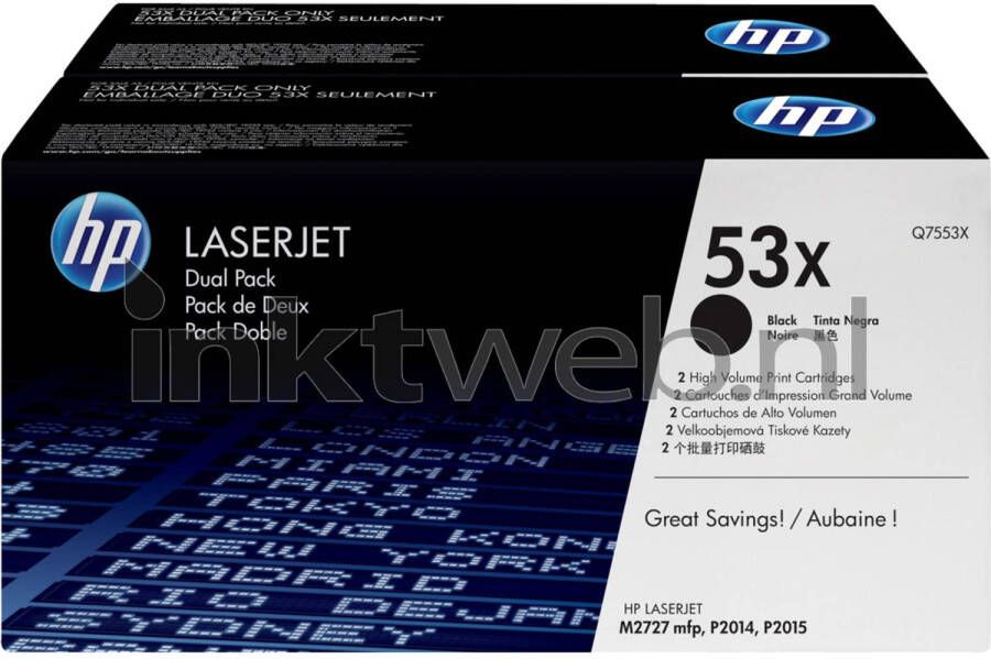 HP 53XD zwart toner