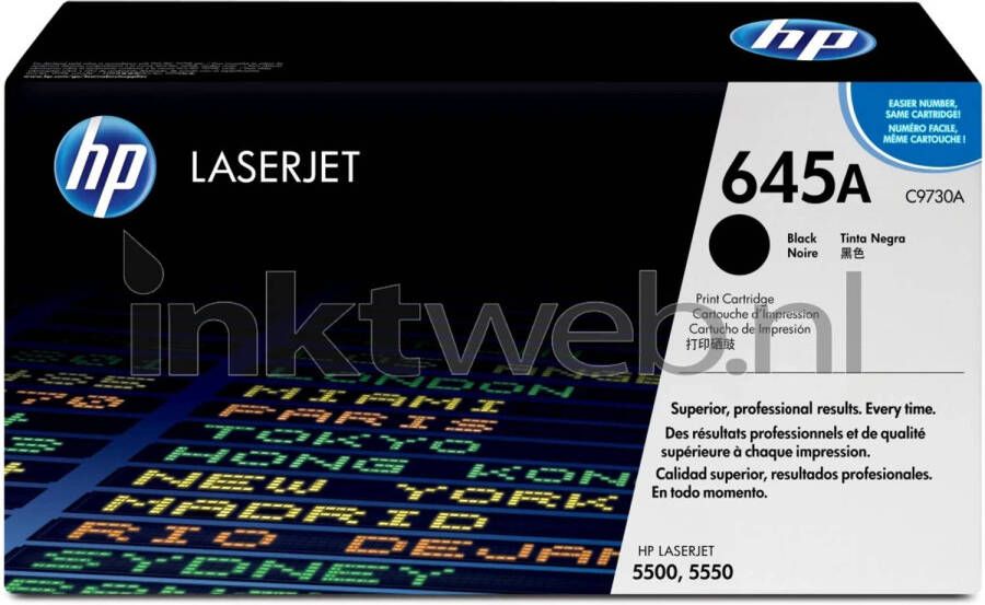 HP 645A zwart toner