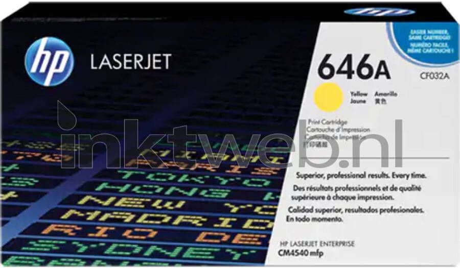 HP 646A geel toner