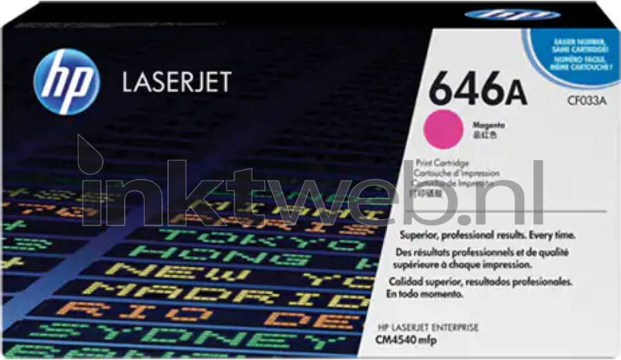 HP 646A magenta toner