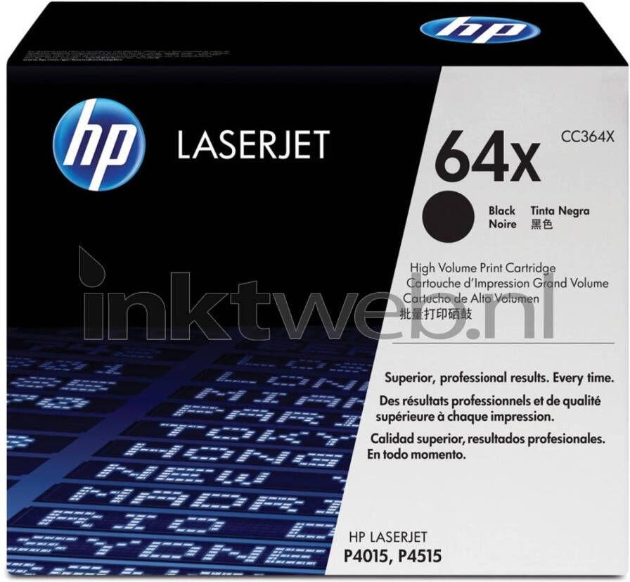 HP 64X hc zwart toner