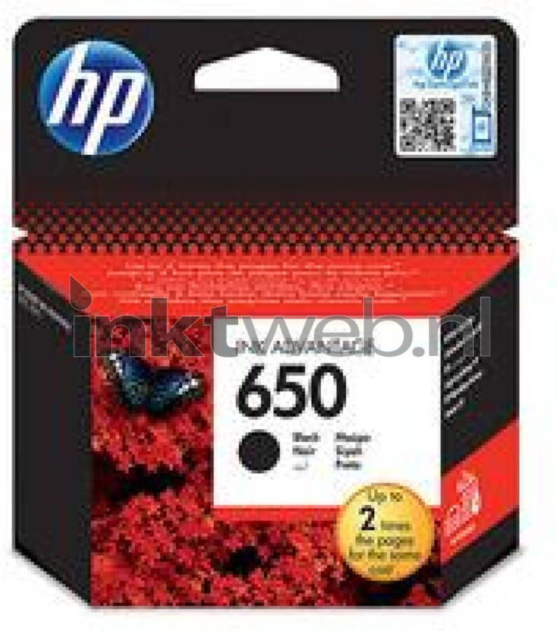 HP Nr.650 Zwart inktcartridge