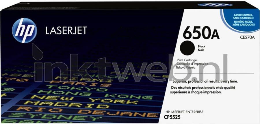 HP 650A zwart toner