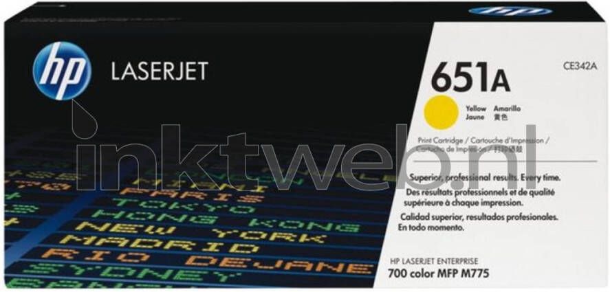 HP 651A geel toner