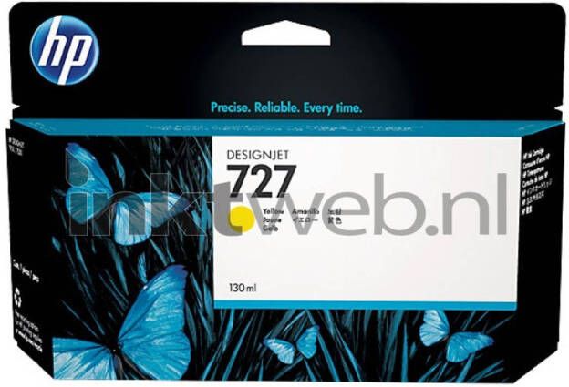 HP 727 Inktcartridge Geel (B3P21A)