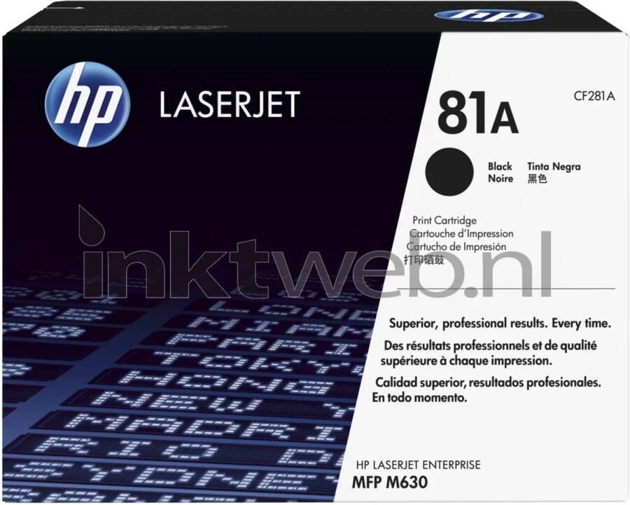 HP 81A zwart toner