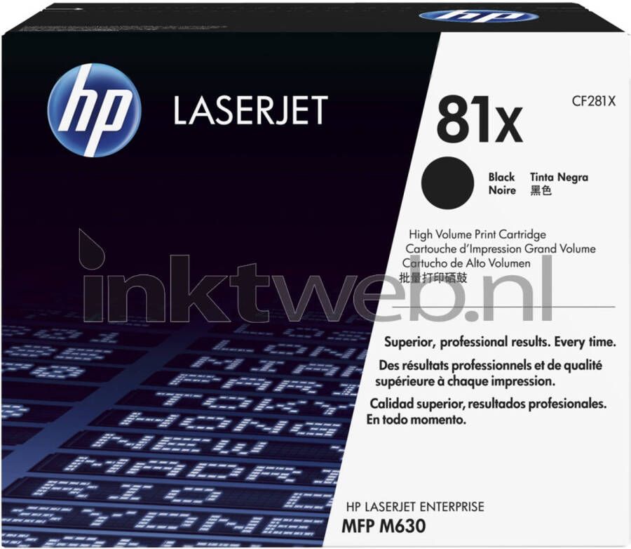 HP 81X zwart toner