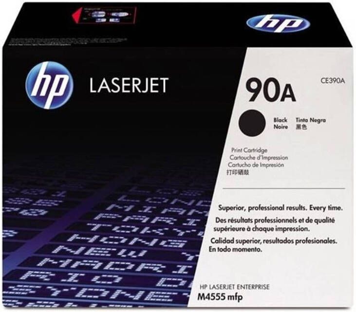 HP 90A originele zwarte LaserJet toner (CE390A) voor LaserJet Enterprise M4555 M601 M602 M603
