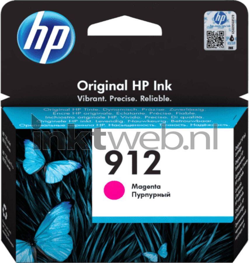 HP 912 inktcartridge magenta inkjet 315 pagina&apos;s