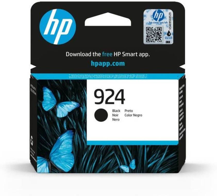 HP 924 originele zwarte inktcartridge