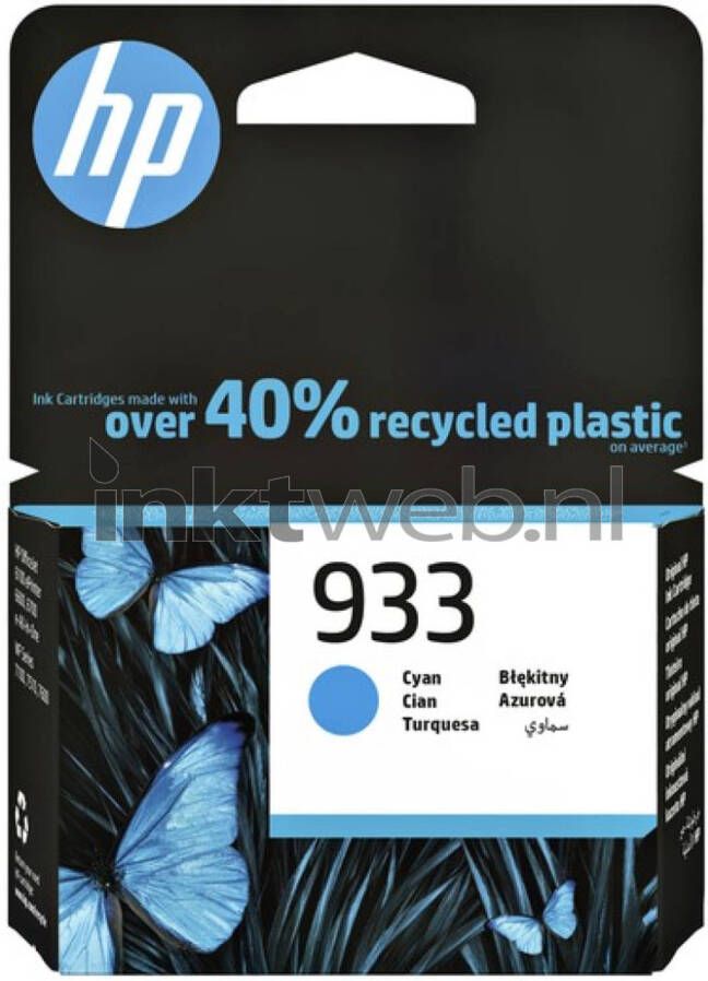 HP 933 cyaan cartridge