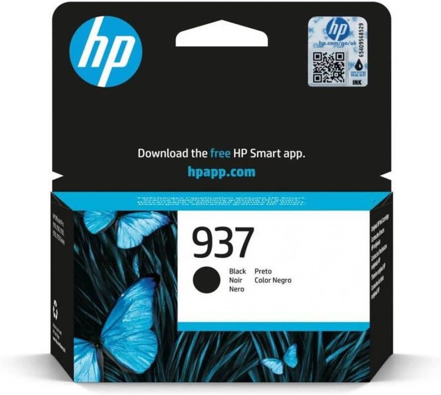 HP 937 originele zwarte inktcartridge