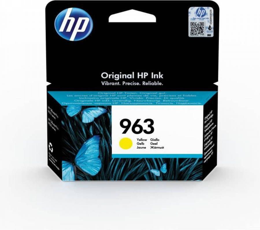 HP 963 inkjetcartridge Geel Inkjet