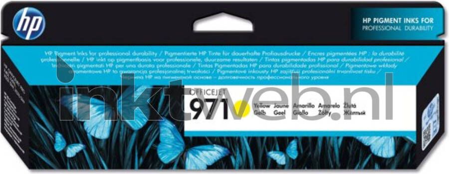 HP 971 geel cartridge