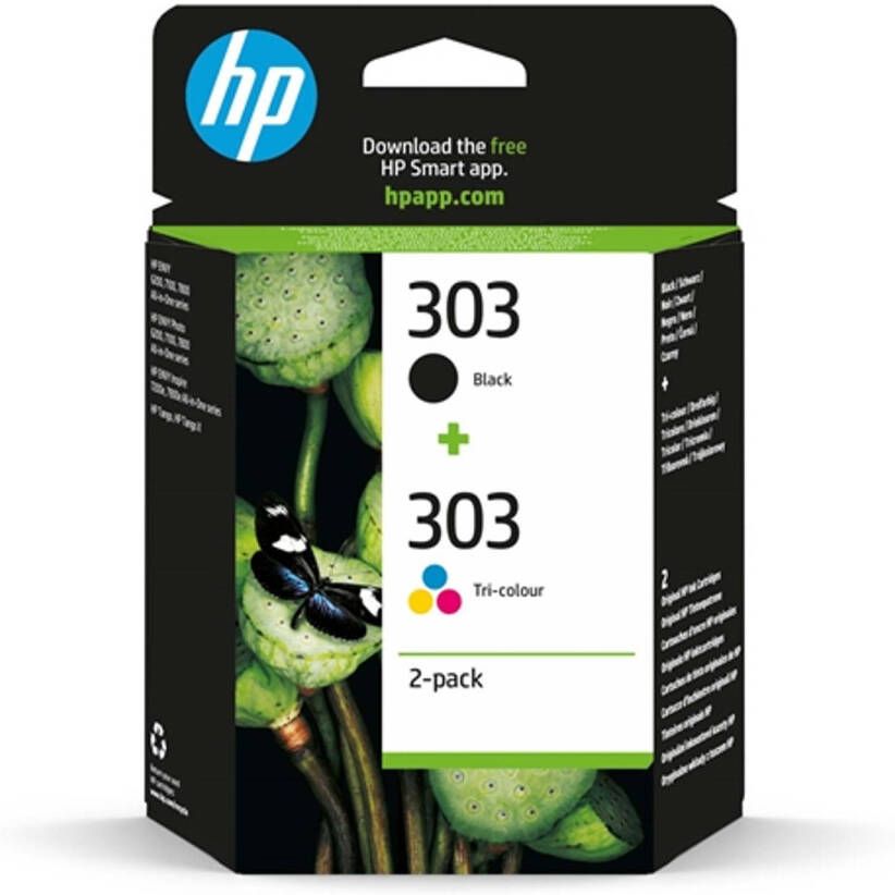 HP 303 INK COMBO 2-pack inktcartridge (zwart-kleur)