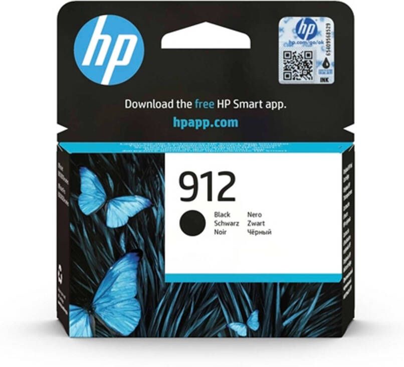 HP 912 Inkt Instant Ink (Zwart) inktcartridge