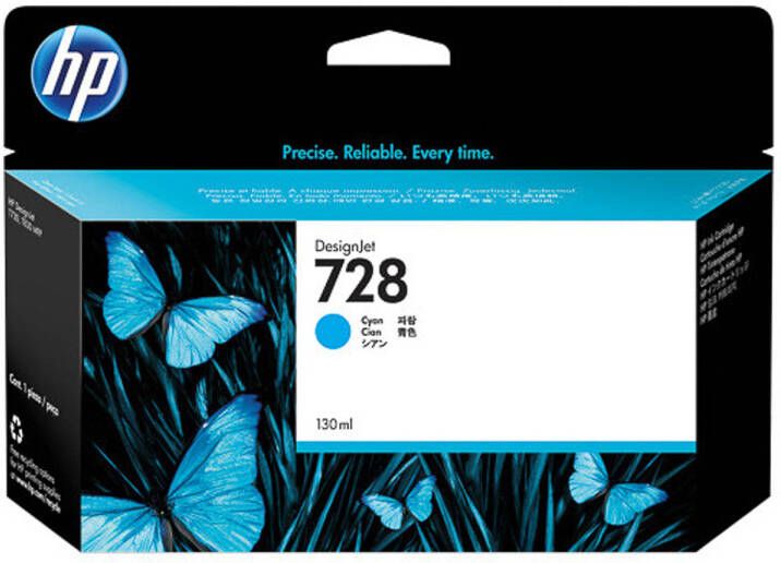 HP F9J67A 728 DNJ ink cyan HC 130ml