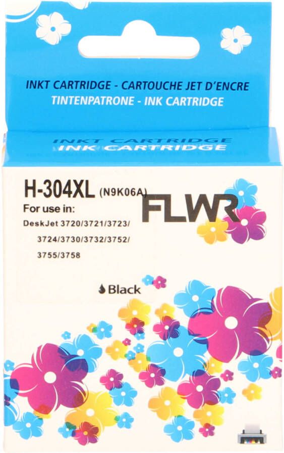 HP FLWR 304XL zwart cartridge