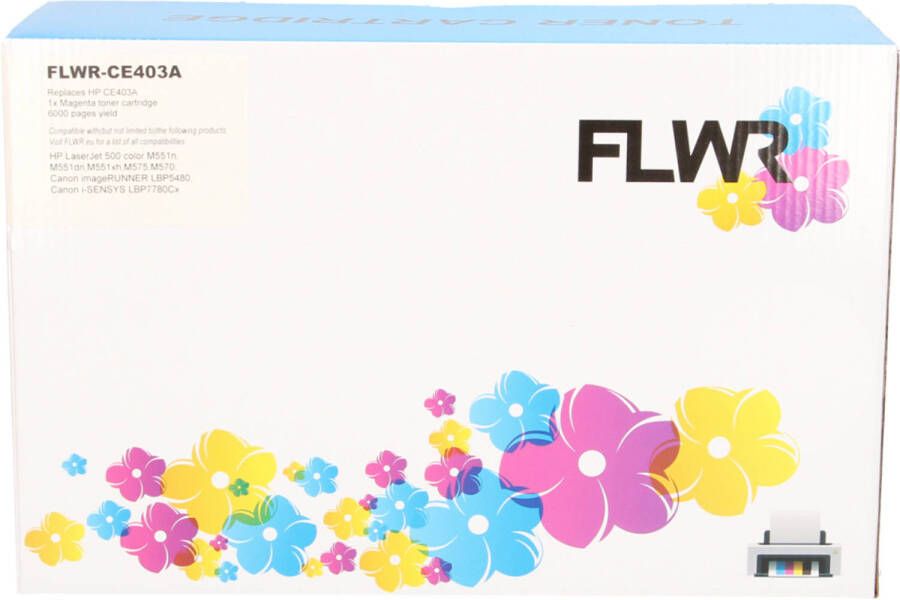 HP FLWR 507A magenta toner