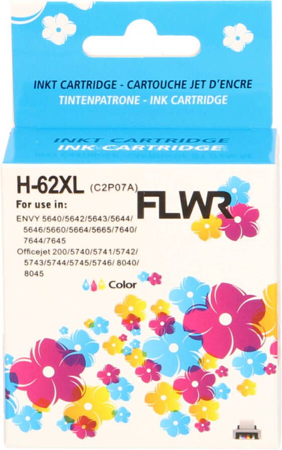 HP FLWR 62XL kleur cartridge