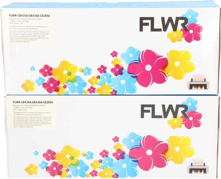 HP FLWR 85AD twinpack zwart toner