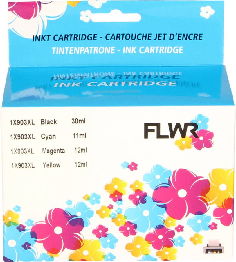 HP FLWR 903XL Multipack zwart en kleur cartridge