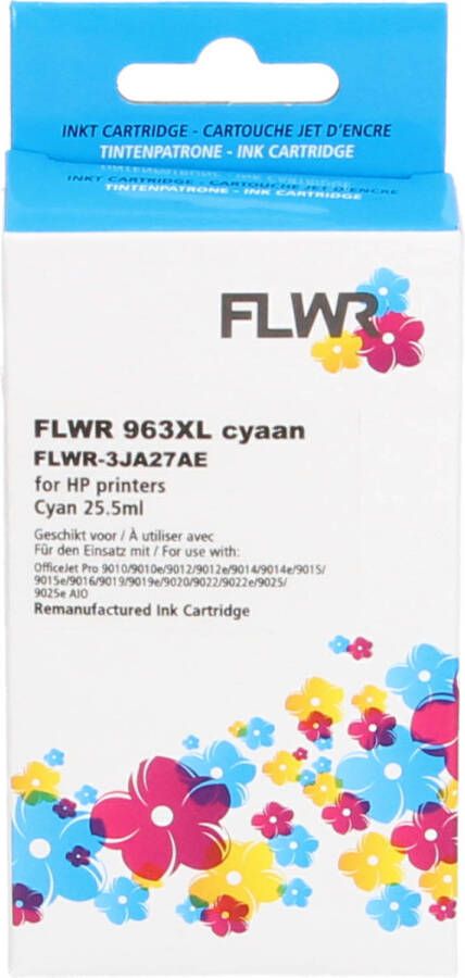 HP FLWR 963XL cyaan cartridge