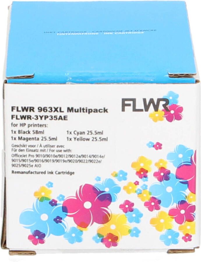 HP FLWR 963XL multipack zwart en kleur cartridge