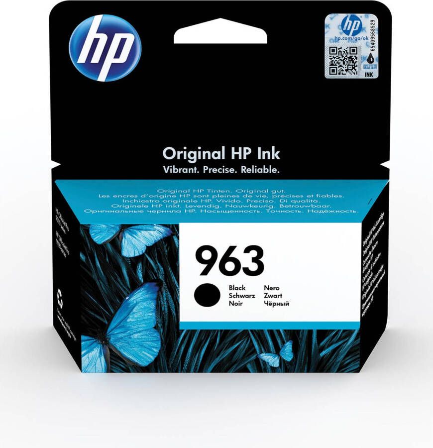 HP inktcartridge 963 1.000 pagina&apos;s OEM 3JA26AE zwart