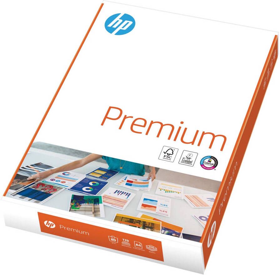HP Premium printpapier ft A4 80 g pak van 500 vel 5 stuks