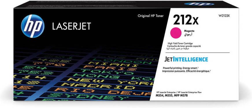 HP toner 212X 10.000 pagina&apos;s OEM W2123X magenta