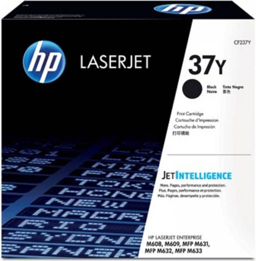 HP toner 37Y zwart 41.000 pagina&apos;s OEM: CF237Y