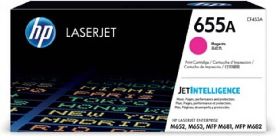 HP toner 655A magenta 10.500 pagina&apos;s OEM: CF453A