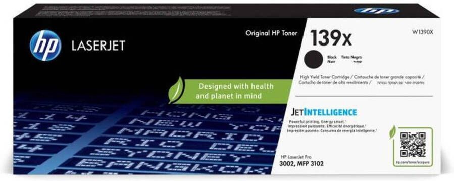 HP toner W 1390 X zwart nr. 139 X