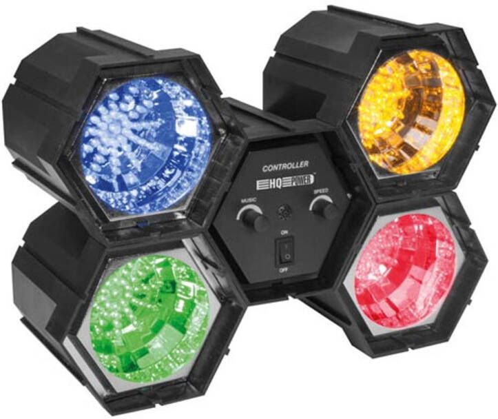 HQ POWER modulair lichtorgel RGB 4x 47 LEDs