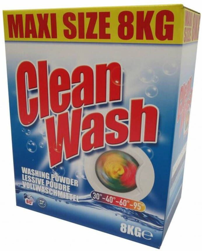 Huismerk CLEAN WASH Waspoeder 8kg