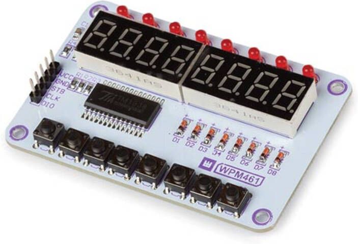 Whadda TM1638 MODULE MET DISPLAY EN KEYPAD