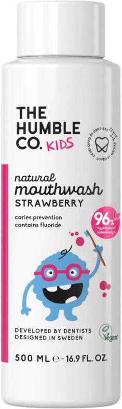 Humble Brush Mondwater Strawberry (voor kinderen) Strawberry (Aardbei Kids)